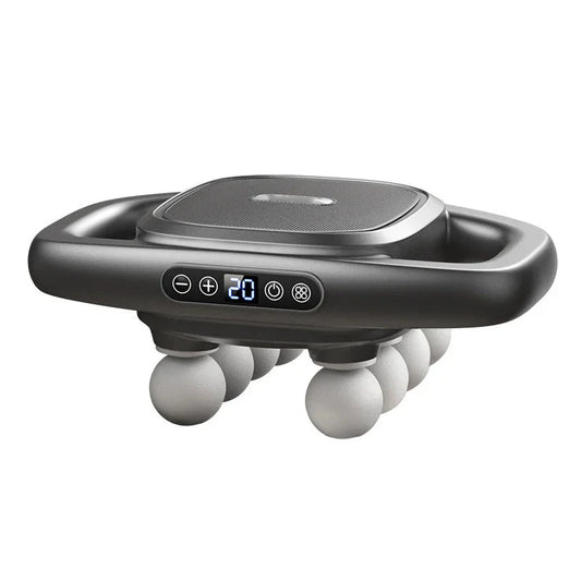 PowerRelief 8 – Fascia Massage Gun with 8 Heads, 3 Modes & 30 Intensity Levels