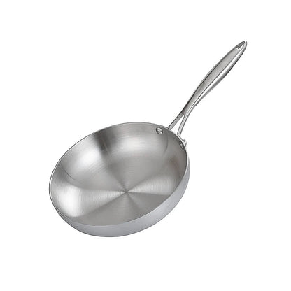 Premium Kitchenware - 304 Stainless Steel Frying Pan for Induction & Gas Stoves 6