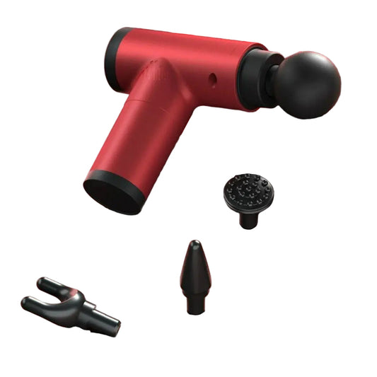 PulsePro Mini – Compact Fascia Gun with 6 Speed Levels & 4 Massage Heads