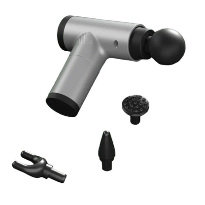 PulsePro Mini – Compact Fascia Gun with 6 Speed Levels & 4 Massage Heads