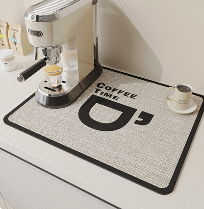 SwiftSoak Keukenmat - Sneldrogend Diatomiet-oppervlak voor een hygiënische, opgeruimde keuken