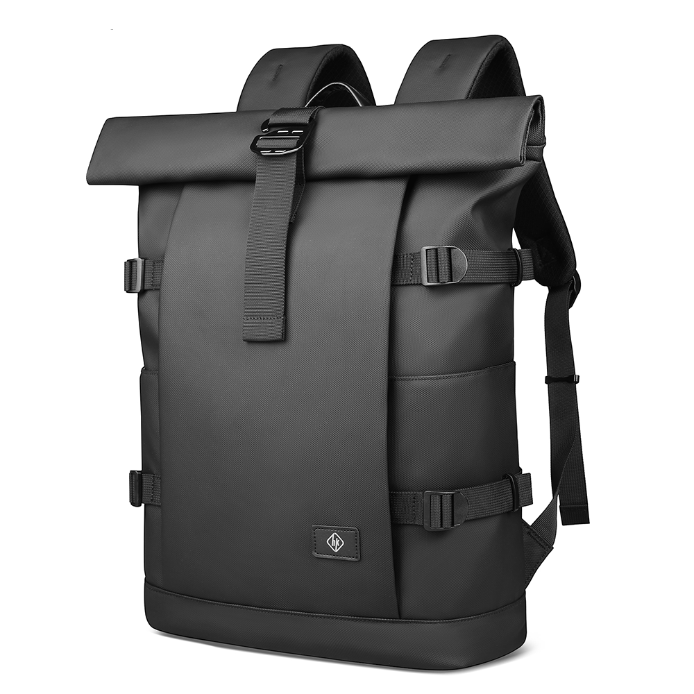ROLLTRAIL Rolltop Backpack – Expandable 17" Laptop Bag, Waterproof, Anti-Theft, Outdoor & Travel-Ready