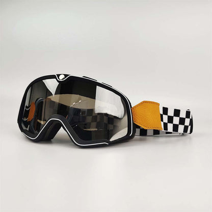 RETRO RIDE GOGGLES – Vintage Motorcycle Eyewear with 100% UV Protection