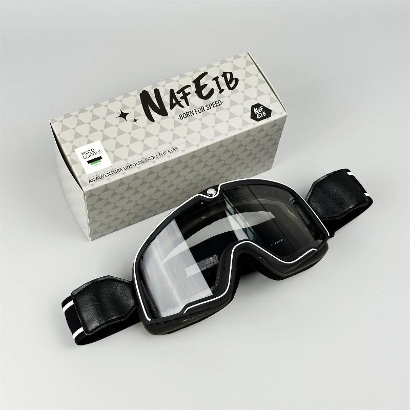 RETRO RIDE GOGGLES – Vintage Motorcycle Eyewear with 100% UV Protection