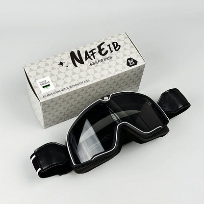 RETRO RIDE GOGGLES – Vintage Motorcycle Eyewear with 100% UV Protection