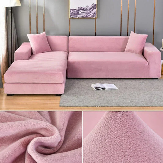 Samtlux Fluwelen Bankovertrek - Elegante Stretch Fit voor Luxueus Comfort en Bescherming