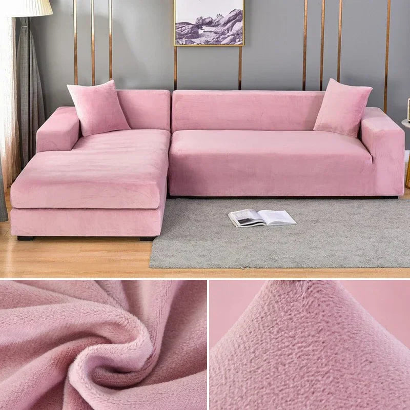 Samtlux Fluwelen Bankovertrek - Elegante Stretch Fit voor Luxueus Comfort en Bescherming