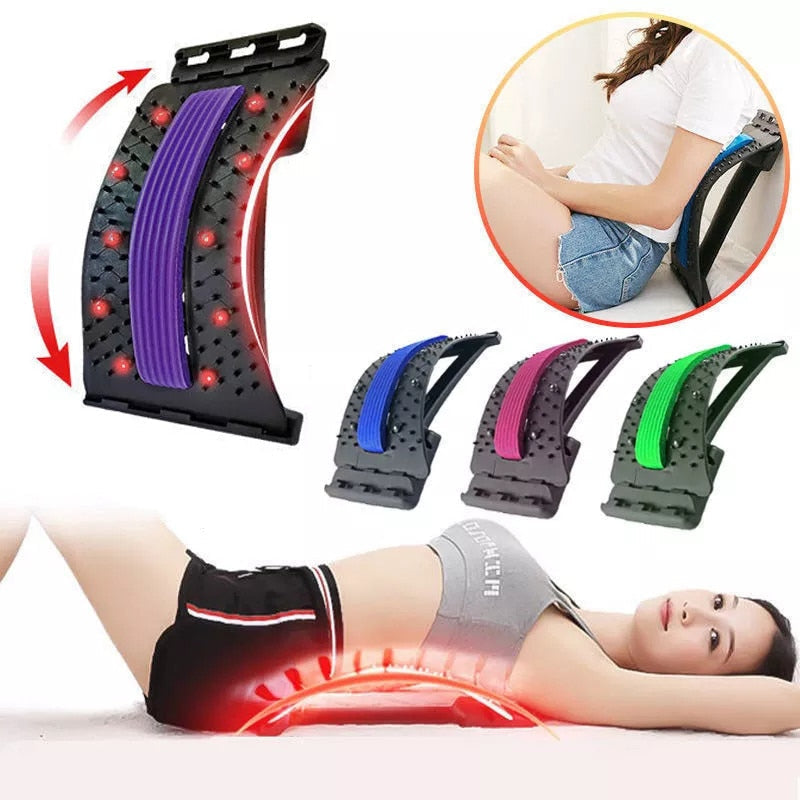  Ergonomic back massage device with magnetic therapy - Flexirelief stretching out of pain relief and improvement in posture-6