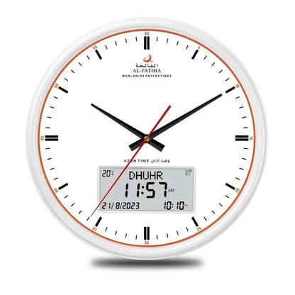Horloge de prière Zamora Time - Heures de prière mondiales automatiques avec alarme Azan et design élégant