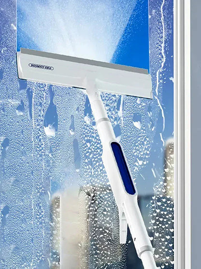 CleanView 3-in-1 Fensterwischer - integriertes Spray, Mikrofaserreinigung und streifenfreier Glanz
