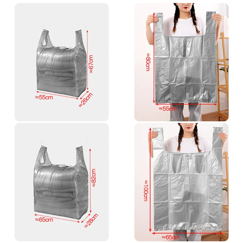Large Capacity Storage Bags – Durable HDPE Protection for Clothing, Toys, and Linen