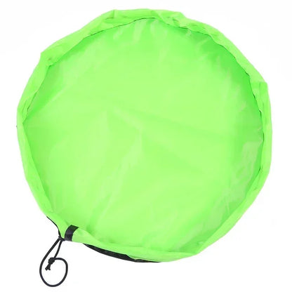 Speelgoedkussen en organizer - 2-in-1 speelmat en opbergtas - duurzame Oxford stof - lichtgewicht en draagbaar - oplossing voor de kinderkamer