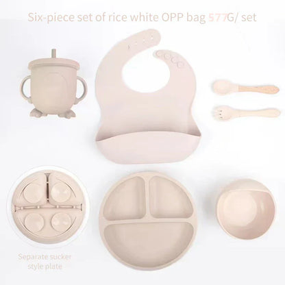 SOFTBITE - Set completo di alimentazione in silicone per imparare a mangiare senza stress