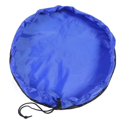 Speelgoedkussen en organizer - 2-in-1 speelmat en opbergtas - duurzame Oxford stof - lichtgewicht en draagbaar - oplossing voor de kinderkamer