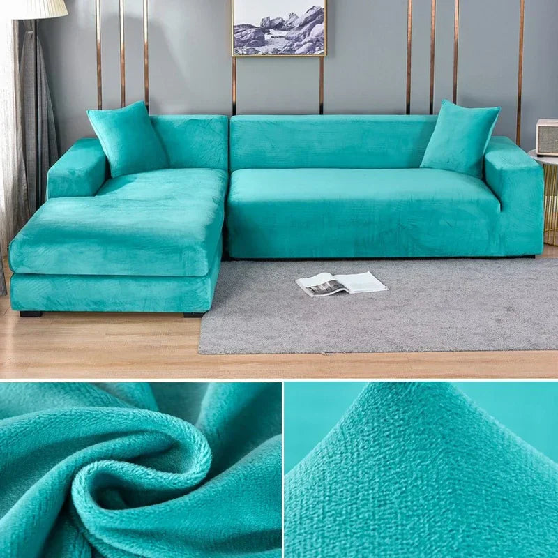 Samtlux Fluwelen Bankovertrek - Elegante Stretch Fit voor Luxueus Comfort en Bescherming