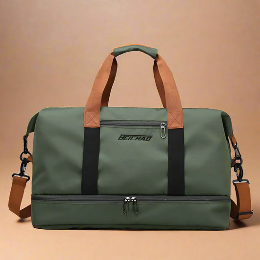 FlexFit Pro Duffel Bag - Wasserdichte Turn- und Reisetasche mit Schuhfach und Trocken-Nass-Trennung