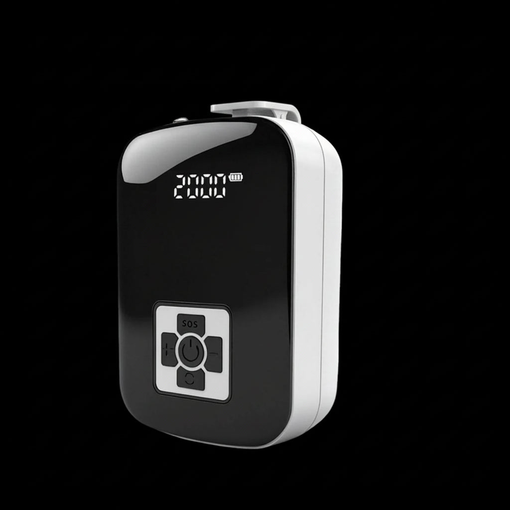 BOMBA DE AIRE ELÉCTRICA COMPACTA – Inflador portátil para neumáticos, pelotas y colchones