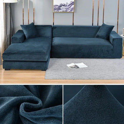 Samtlux Fluwelen Bankovertrek - Elegante Stretch Fit voor Luxueus Comfort en Bescherming