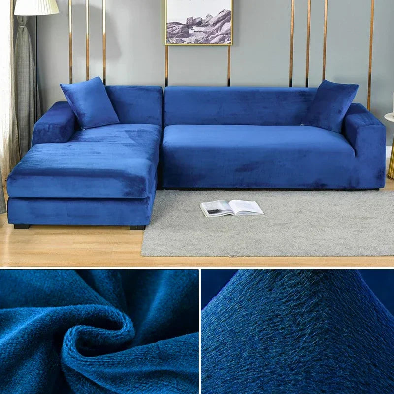 Samtlux Fluwelen Bankovertrek - Elegante Stretch Fit voor Luxueus Comfort en Bescherming