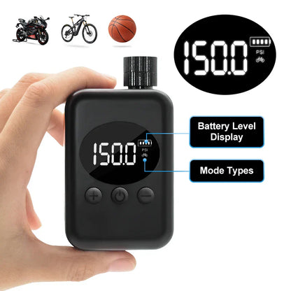 MiniPump 150 – Wireless bicycle pump with 150 PSI for MTB & outdoor