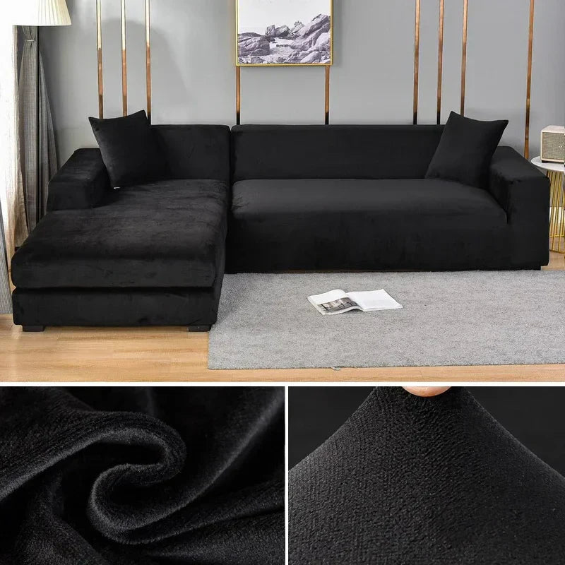 Samtlux Fluwelen Bankovertrek - Elegante Stretch Fit voor Luxueus Comfort en Bescherming