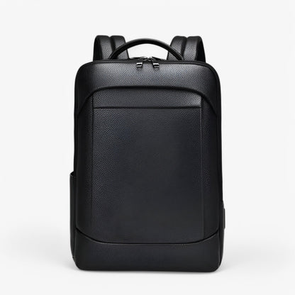 Elegant Leather Backpack with USB Port – Stylish and Functional for Work, Travel, and Daily Life