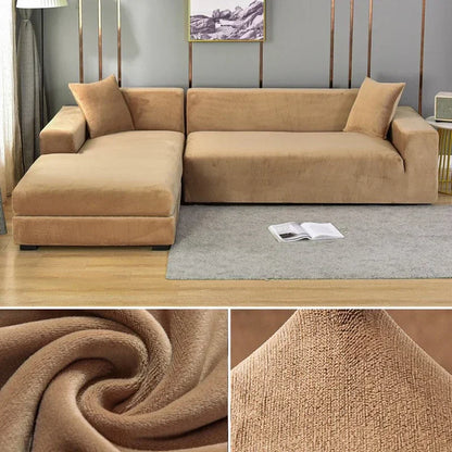 Samtlux Fluwelen Bankovertrek - Elegante Stretch Fit voor Luxueus Comfort en Bescherming