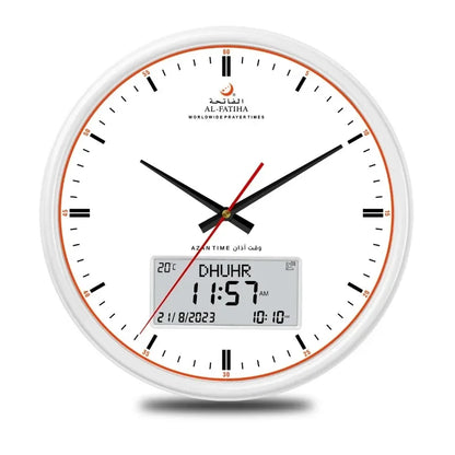 Horloge de prière Zamora Time - Heures de prière mondiales automatiques avec alarme Azan et design élégant