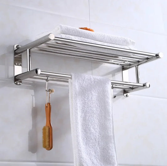  Steelrack stainless steel towel holder - space -saving & stylish for every bathroom-1