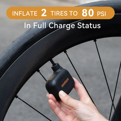 Aircycle - Tragbare, batteriebetriebene Fahrradpumpe mit 100PSI für alle Ventile