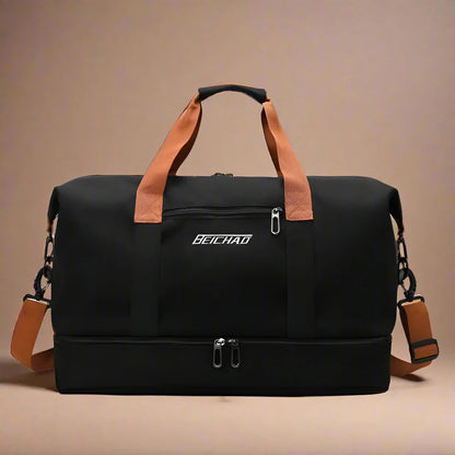 FlexFit Pro Duffel Bag - Wasserdichte Turn- und Reisetasche mit Schuhfach und Trocken-Nass-Trennung