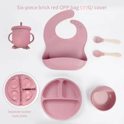 SOFTBITE - Set completo di alimentazione in silicone per imparare a mangiare senza stress
