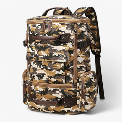 VintageCanvas Backpack – Durable Vintage Style with Laptop Compartment for Work, School, and Travel