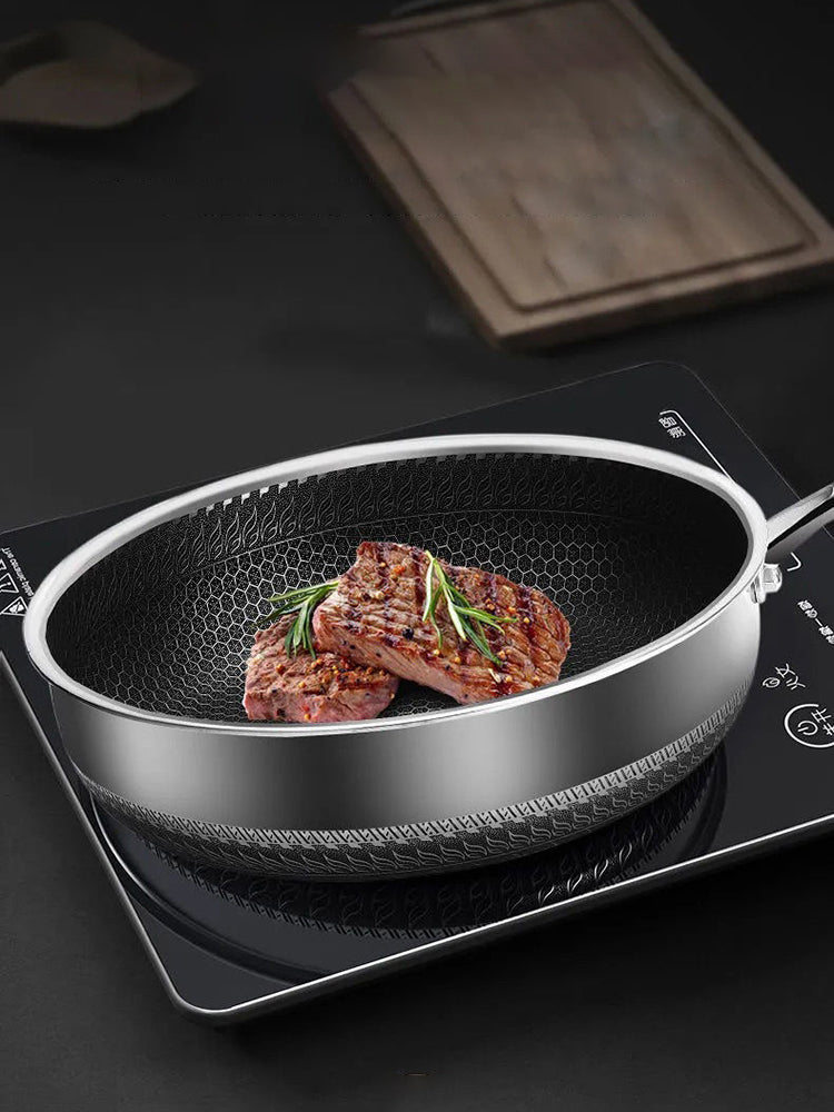 Steelcore stainless steel frying pan - energy -saving & durable for perfect cooking-3