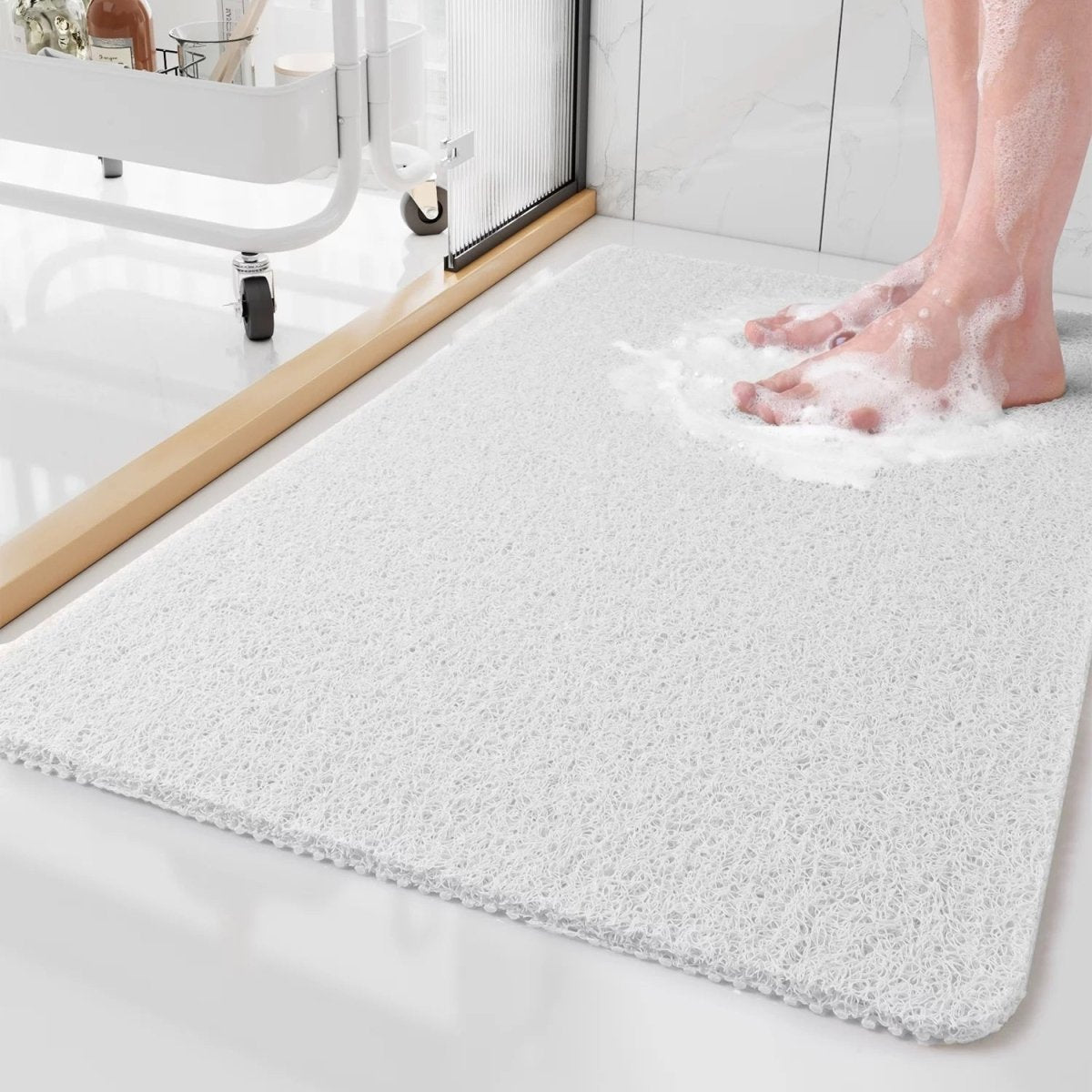 SAFEMAT – Non-Slip Shower Mat with Quick-Dry Hygienic Surface 4