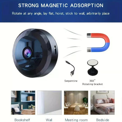 SECURECAM MINI – Magnetic Mini WiFi Camera 1080P HD with Night Vision & Motion Detection