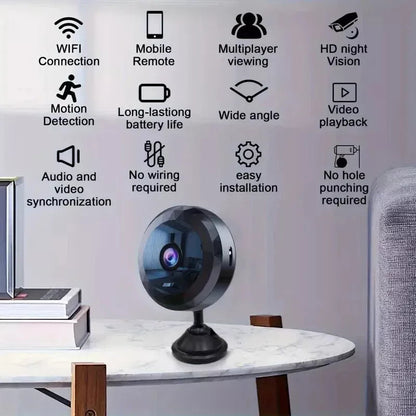 SECURECAM MINI – Magnetic Mini WiFi Camera 1080P HD with Night Vision & Motion Detection