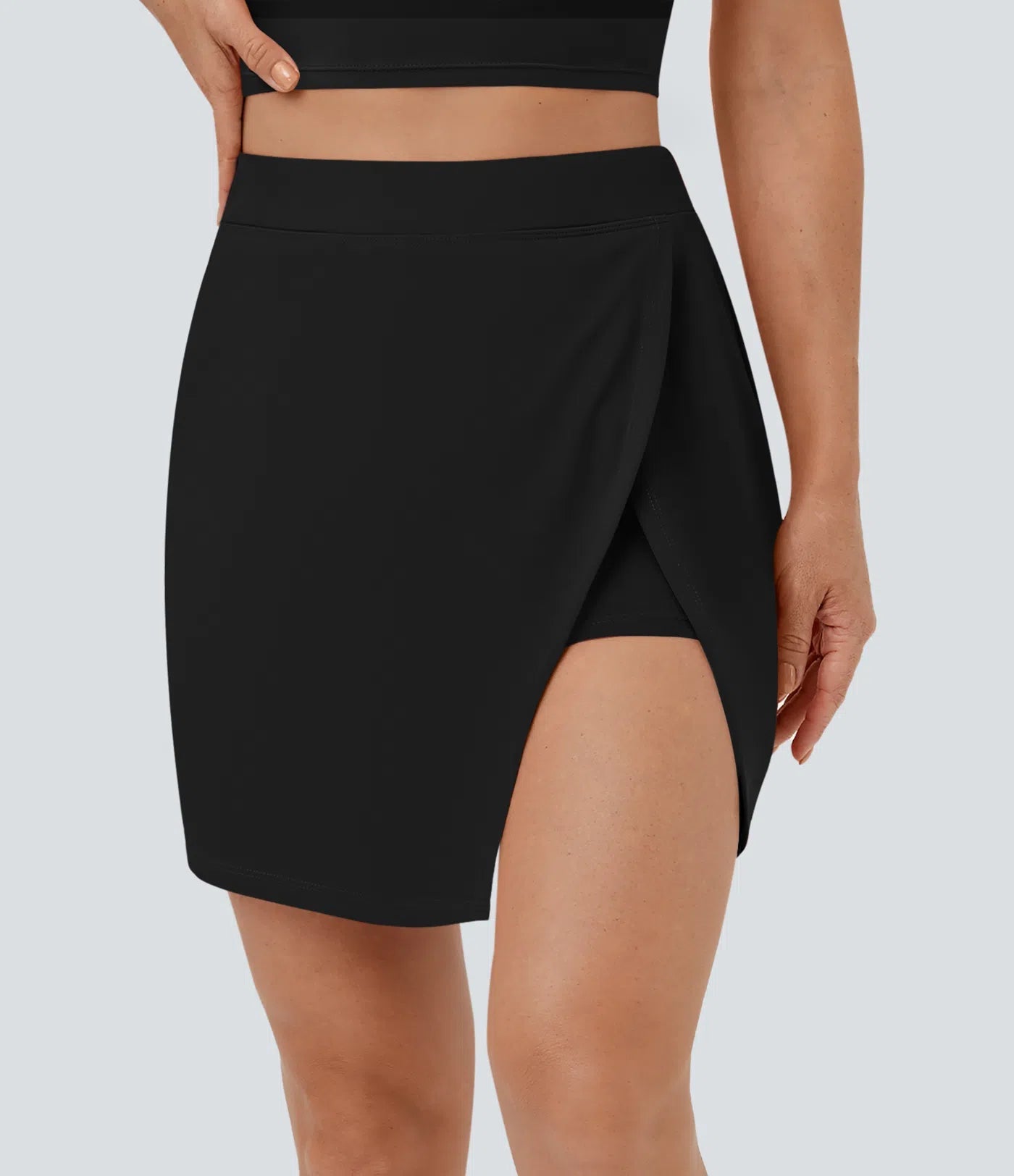 SoftlyZero Skirt – Ultra-Light Mini with Shorts, Flat Waistband & Hidden Pockets