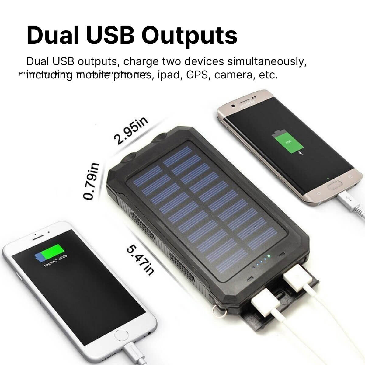 SUNVAULT MAX - Wasserdichtes Solarstrom-Ladegerät mit 500000mAh Kapazität