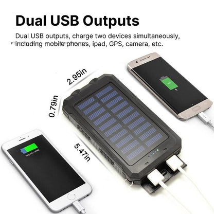 SUNVAULT MAX - Wasserdichtes Solarstrom-Ladegerät mit 500000mAh Kapazität