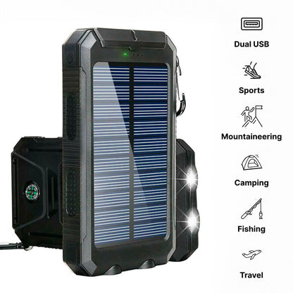 SUNVAULT MAX - Wasserdichtes Solarstrom-Ladegerät mit 500000mAh Kapazität