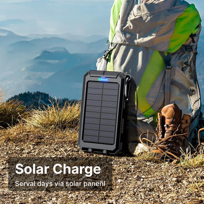 SUNVAULT MAX - Wasserdichtes Solarstrom-Ladegerät mit 500000mAh Kapazität