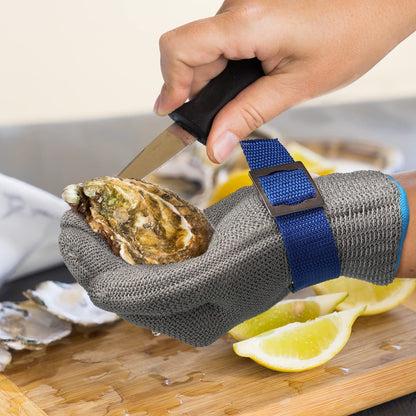 STEELSAFE PRO - Gants de sécurité en acier inoxydable avec résistance maximale à la coupure