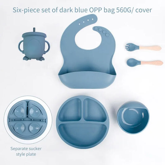 SOFTBITE - Set completo di alimentazione in silicone per imparare a mangiare senza stress