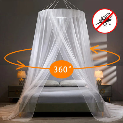 Faltbares Moskitonetz für das Bett - zuverlässiger Insektenschutz für einen erholsamen Schlaf im Innen- und Außenbereich