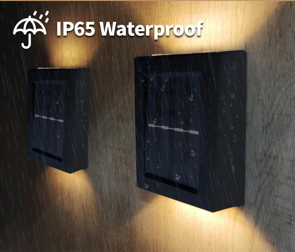 EcoBeam aurinkokäyttöiset LED-seinävalaisimet – langaton IP65-ulkovalaistus lämpimällä ja valkoisella valolla