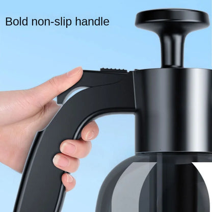CleanPro 2L Foam Sprayer – Hand Pump with Versatile Nozzles for Car Wash, Window Cleaning, and Garden Irrigation