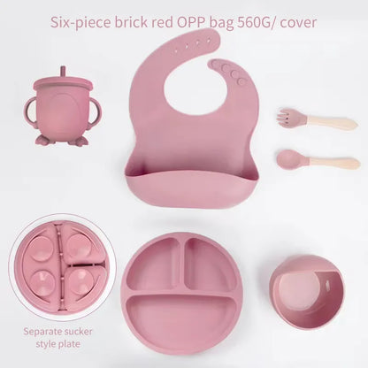 SOFTBITE - Set completo di alimentazione in silicone per imparare a mangiare senza stress