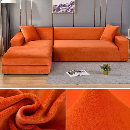 Samtlux Fluwelen Bankovertrek - Elegante Stretch Fit voor Luxueus Comfort en Bescherming