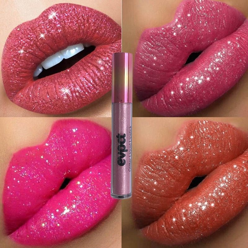  Diamond lip - waterproof lipstick with intensive shine and glitter-6